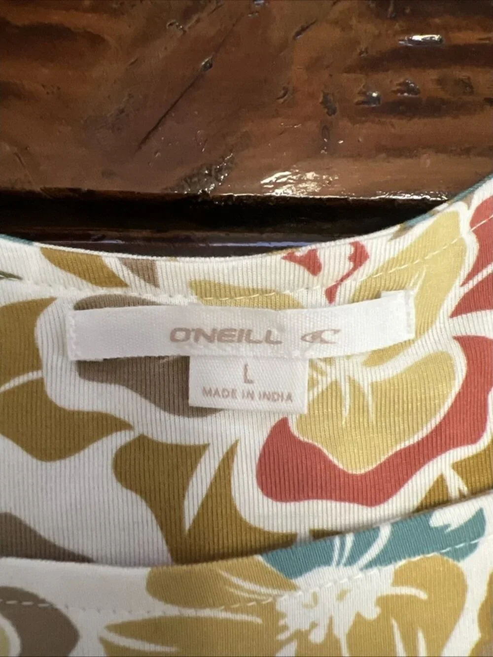 O’NEILL Girl’s Chancy Dress Size Medium Empire Waist Orange Yellow Boho Spring